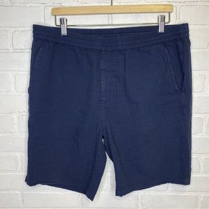 Outerknown Shorts Mens Extra Large Gray Chino Hemp Organic Cotton Elastic